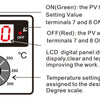 TED 72*72mm Digital Thermostat Powered Temperature Controller