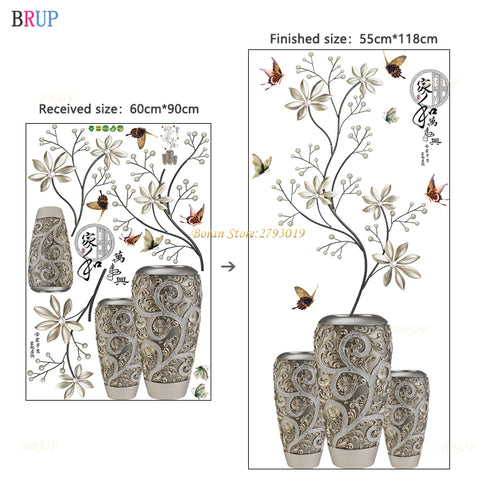 Vase Wall Stickers