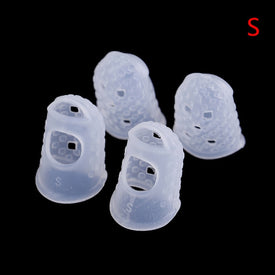 4Pcs/Set Silicone Finger Guards Guitar Fingertip Protectors For Ukulele Guitar