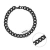 Jiayiqi 5-11 mm Men Chain Bracelet Stainless Steel Curb Cuban Link Chain Bangle