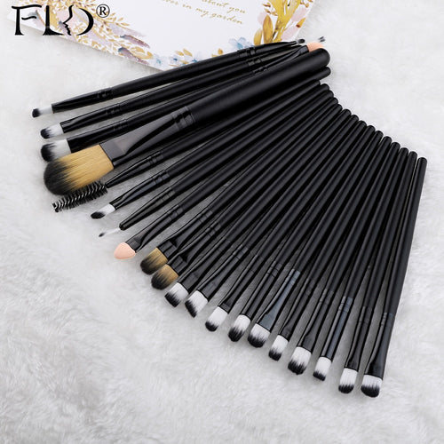 FLD 20 Pieces Makeup Brushes Set Eye Shadow Foundation Powder Eyeliner Tool Kit