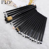 FLD 20 Pieces Makeup Brushes Set Eye Shadow Foundation Powder Eyeliner Tool Kit