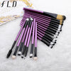 FLD 20 Pieces Makeup Brushes Set Eye Shadow Foundation Powder Eyeliner Tool Kit