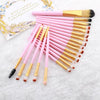 FLD 20 Pieces Makeup Brushes Set Eye Shadow Foundation Powder Eyeliner Tool Kit