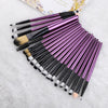 FLD 20 Pieces Makeup Brushes Set Eye Shadow Foundation Powder Eyeliner Tool Kit