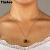 Timlee Simple Pine Nut Plant Specimen Pendant Necklace