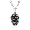 Timlee Simple Pine Nut Plant Specimen Pendant Necklace