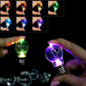 LED Bulb Keychain Pendant Mini Bulbtorch Keyring Flash Light Lamp LAD-sale