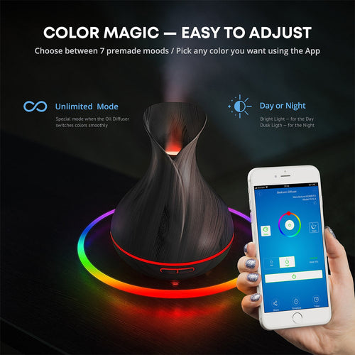 Smart Wifi Wireless Essential Oil Aromatherapy Diffuser