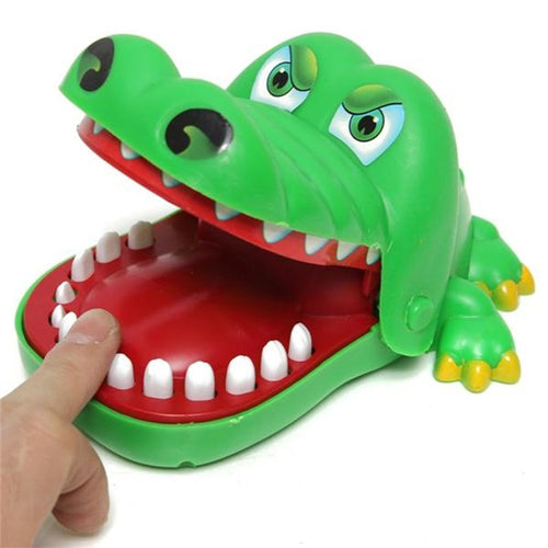 Creative Small Size Crocodile Mouth Dentist Bite Finger Game