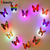 Color light Butterfly Wall Stickers easy installation night light