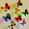 Color light Butterfly Wall Stickers easy installation night light