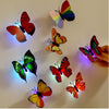 Color light Butterfly Wall Stickers easy installation night light