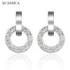 XUANHUA Stud Stainless Steel Jewelry Woman Earrings