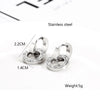 XUANHUA Stud Stainless Steel Jewelry Woman Earrings