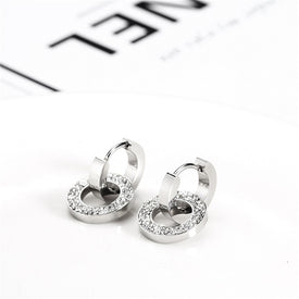 XUANHUA Stud Stainless Steel Jewelry Woman Earrings