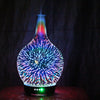 7 Color Light 3D Glass Vase Aromatherapy Essential Oil Aroma Diffuser