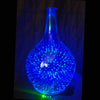 7 Color Light 3D Glass Vase Aromatherapy Essential Oil Aroma Diffuser