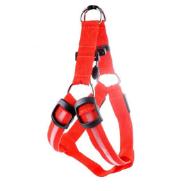 Nylon Pet Safety LED Harness Dog Product Flashing Light