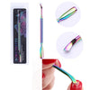 BORN PRETTY Nail Cuticle Nipper Stainless Steel Rainbow Tweezer Clipper