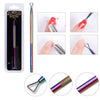 BORN PRETTY Nail Cuticle Nipper Stainless Steel Rainbow Tweezer Clipper