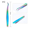 BORN PRETTY Nail Cuticle Nipper Stainless Steel Rainbow Tweezer Clipper