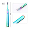 BORN PRETTY Nail Cuticle Nipper Stainless Steel Rainbow Tweezer Clipper