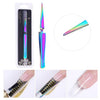 BORN PRETTY Nail Cuticle Nipper Stainless Steel Rainbow Tweezer Clipper