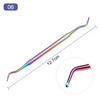 BORN PRETTY Nail Cuticle Nipper Stainless Steel Rainbow Tweezer Clipper