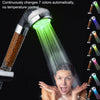 Color Changing LED Anion Spa Shower Head