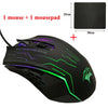 FORKA Silent Click USB Wired Gaming Mouse 6 Buttons