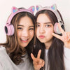 LED Cat Ear Noise Cancelling Headphones Bluetooth