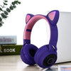LED Cat Ear Noise Cancelling Headphones Bluetooth
