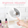 LED Lights Touch Screen Makeup Mirror