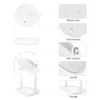 LED Lights Touch Screen Makeup Mirror