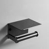 Wall Mounted Black Toilet Paper Holder