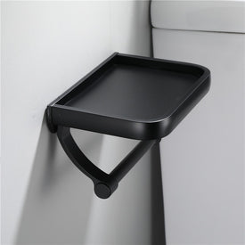 Wall Mounted Black Toilet Paper Holder