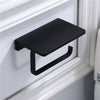 Wall Mounted Black Toilet Paper Holder