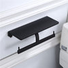 Wall Mounted Black Toilet Paper Holder