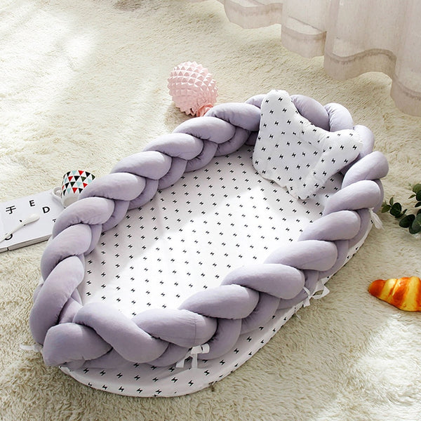 Baby Cotton Portable Travel Crib Bed