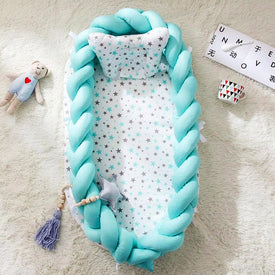 Baby Cotton Portable Travel Crib Bed
