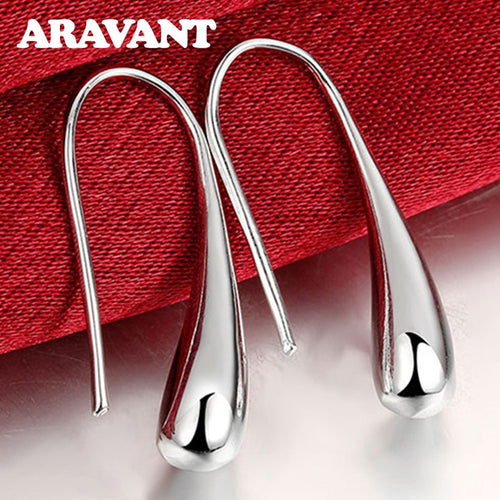 925 Silver Earring Fashion Jewelry Teardrop/Water drop/Raindrop Dangle Earrings