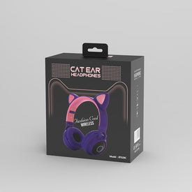 LED Cat Ear Noise Cancelling Headphones Bluetooth