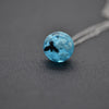 Chic Transparent Resin Rould Ball Moon Pendant Necklace