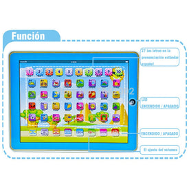 Spanish Alphabet Child Tablet Point Read