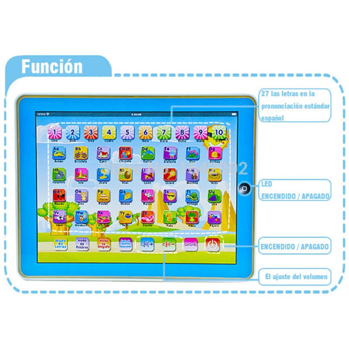 Spanish Alphabet Child Tablet Point Read