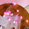 3M Led Love Heart Wedding String Fairy Light Christmas Pink Girl Romantic LED Light