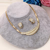 Dubai Gold Jewelry Sets Nigerian Wedding African Beads Crystal