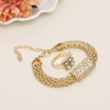 Dubai Gold Jewelry Sets Nigerian Wedding African Beads Crystal