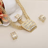 Dubai Gold Jewelry Sets Nigerian Wedding African Beads Crystal